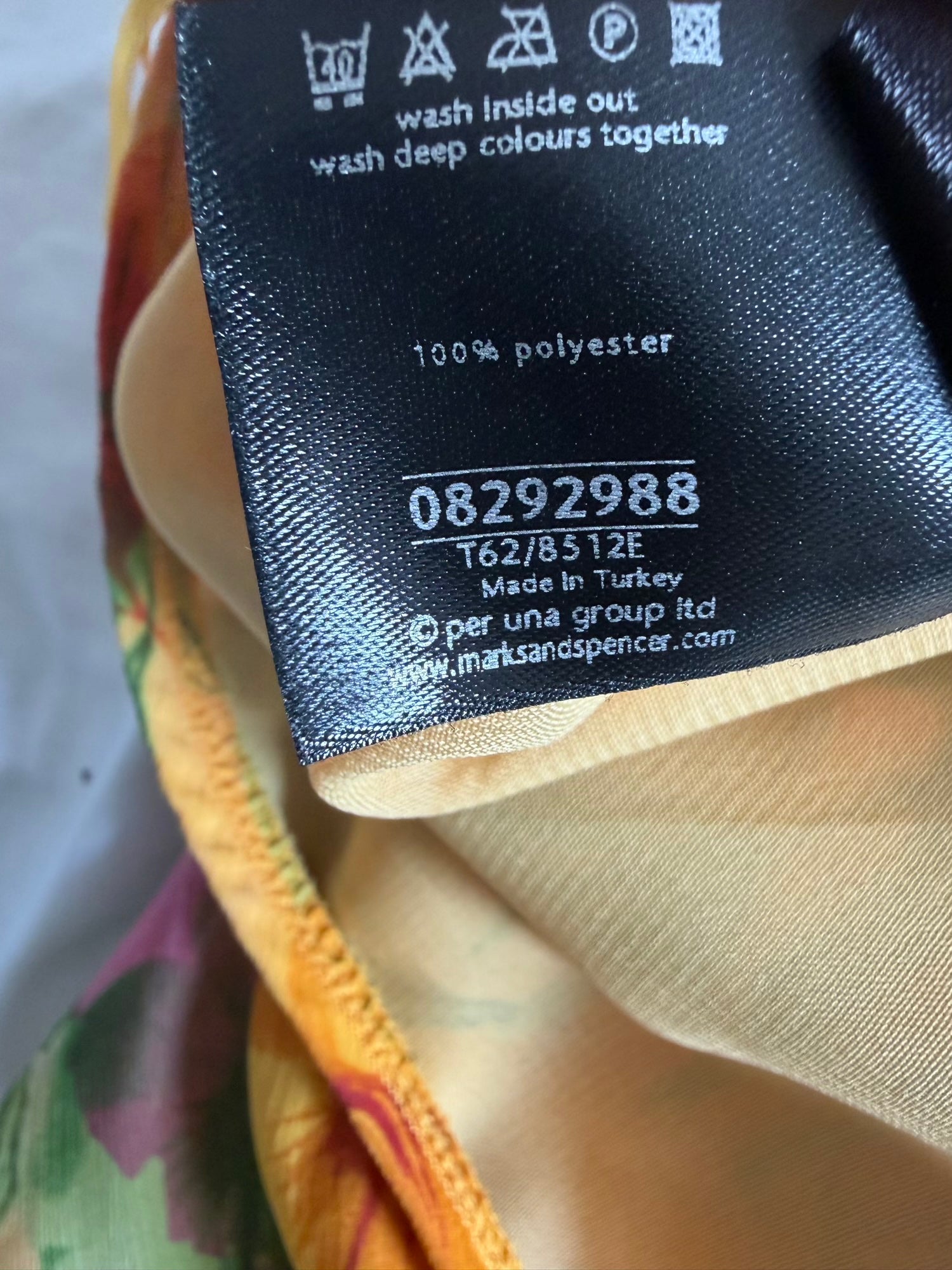 Vintage Y2K Yellow Hawaii Mermaid Hem Skirt