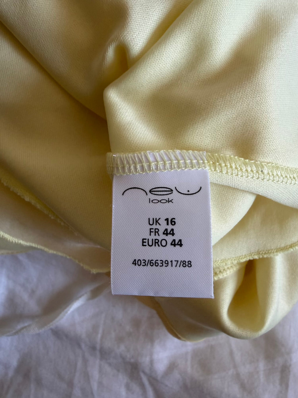 Vintage Y2K butter yellow asymmetrical hem fairy cami with ruffle sleeve detail