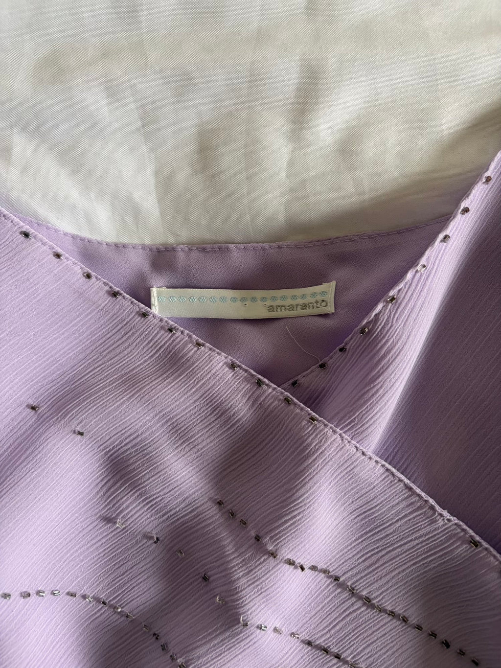 Vintage Y2K Lilac Cami with Side Ruching and Asymmetrical Hem