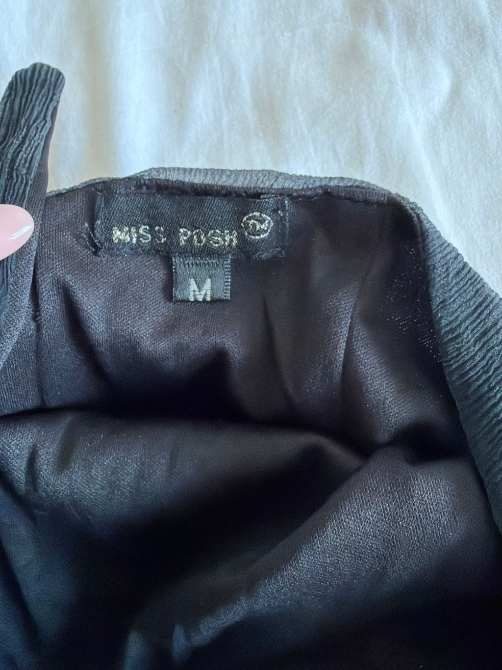 Vintage 1990s Black Floaty Silk Halterneck with Sequins and Beads