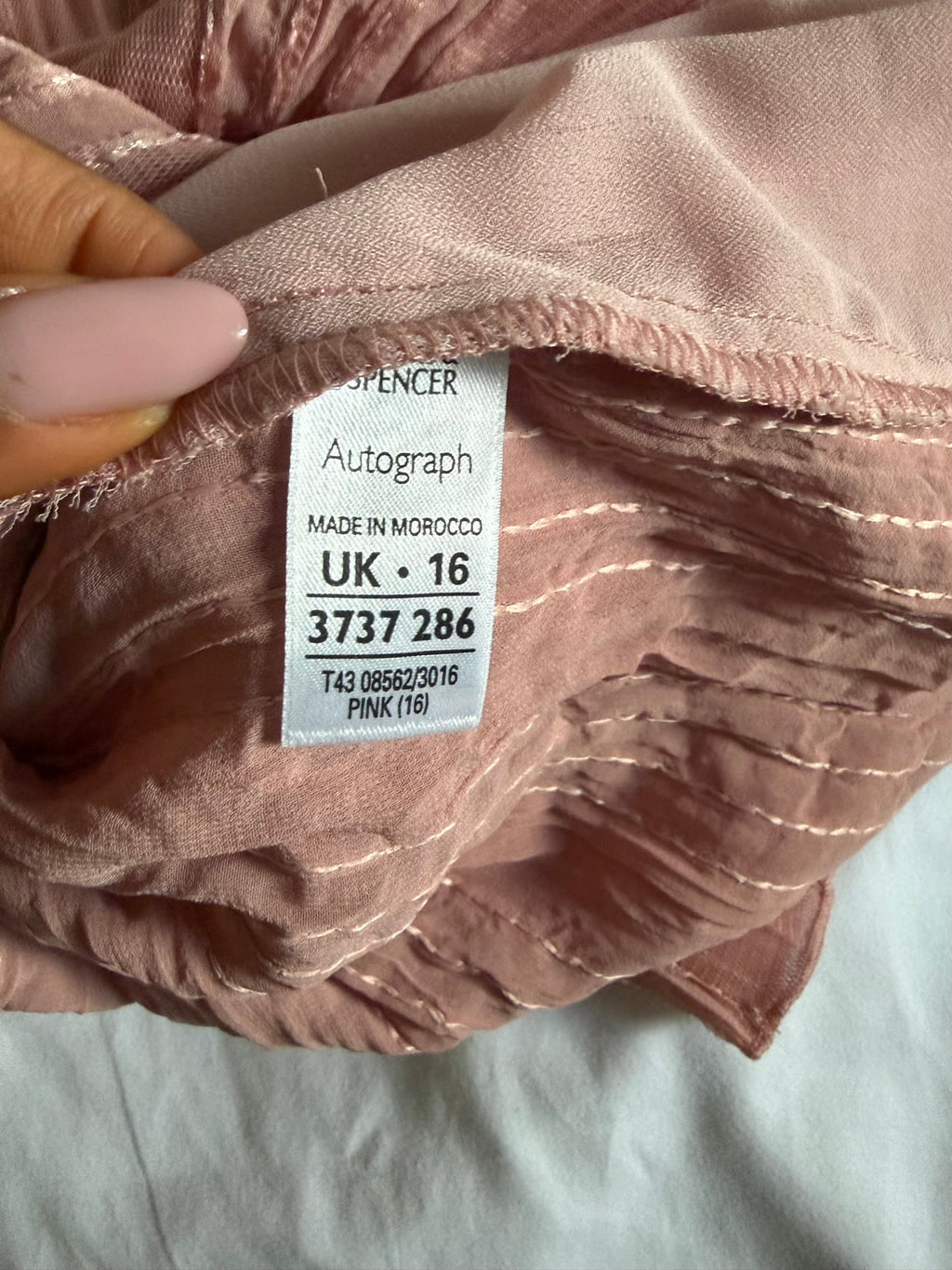 Vintage Y2K dusty pink cami with underbust sequin detail and sequins all over