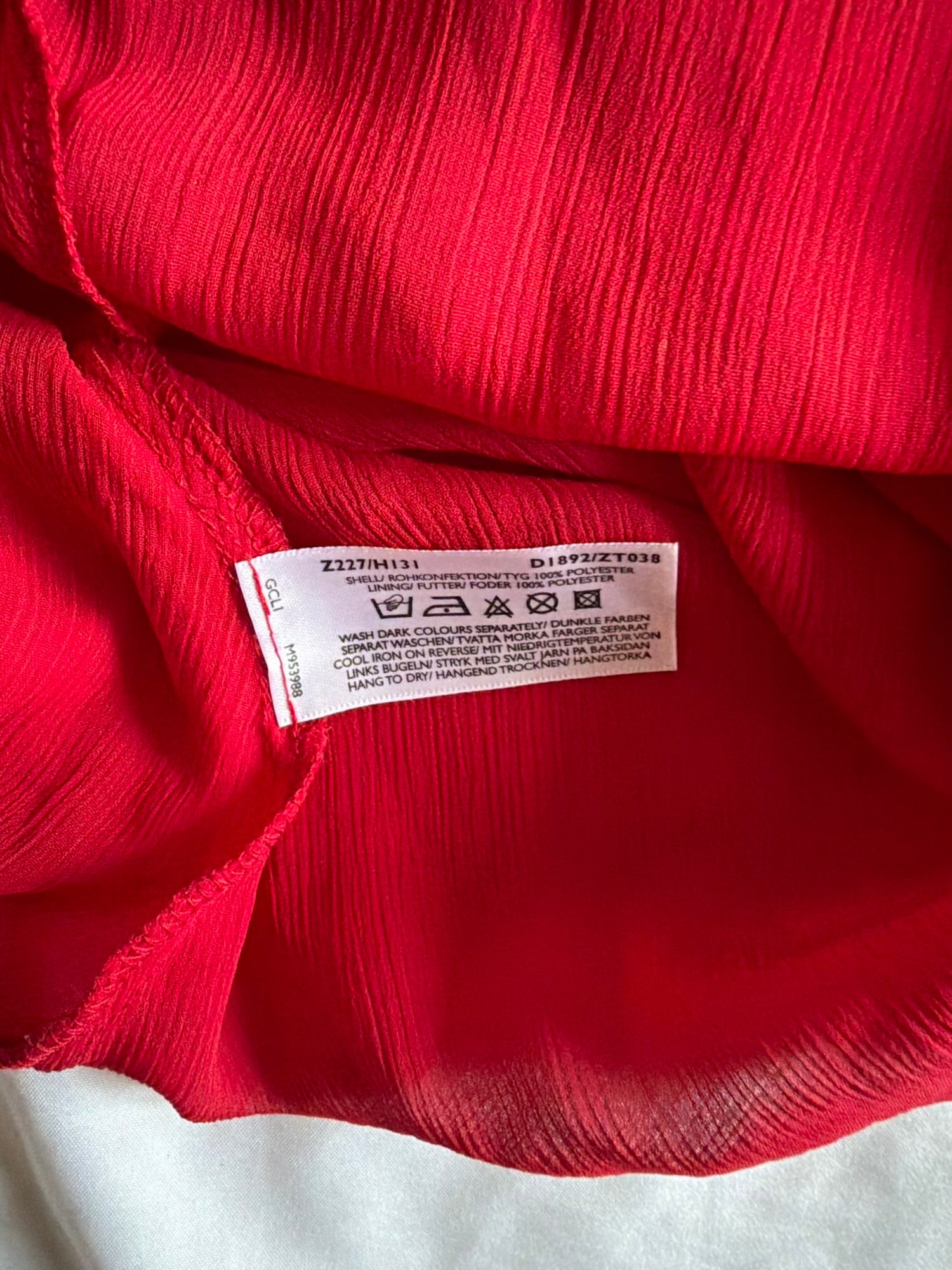 Vintage Y2K Red Handkerchief Hem Fairy Cami