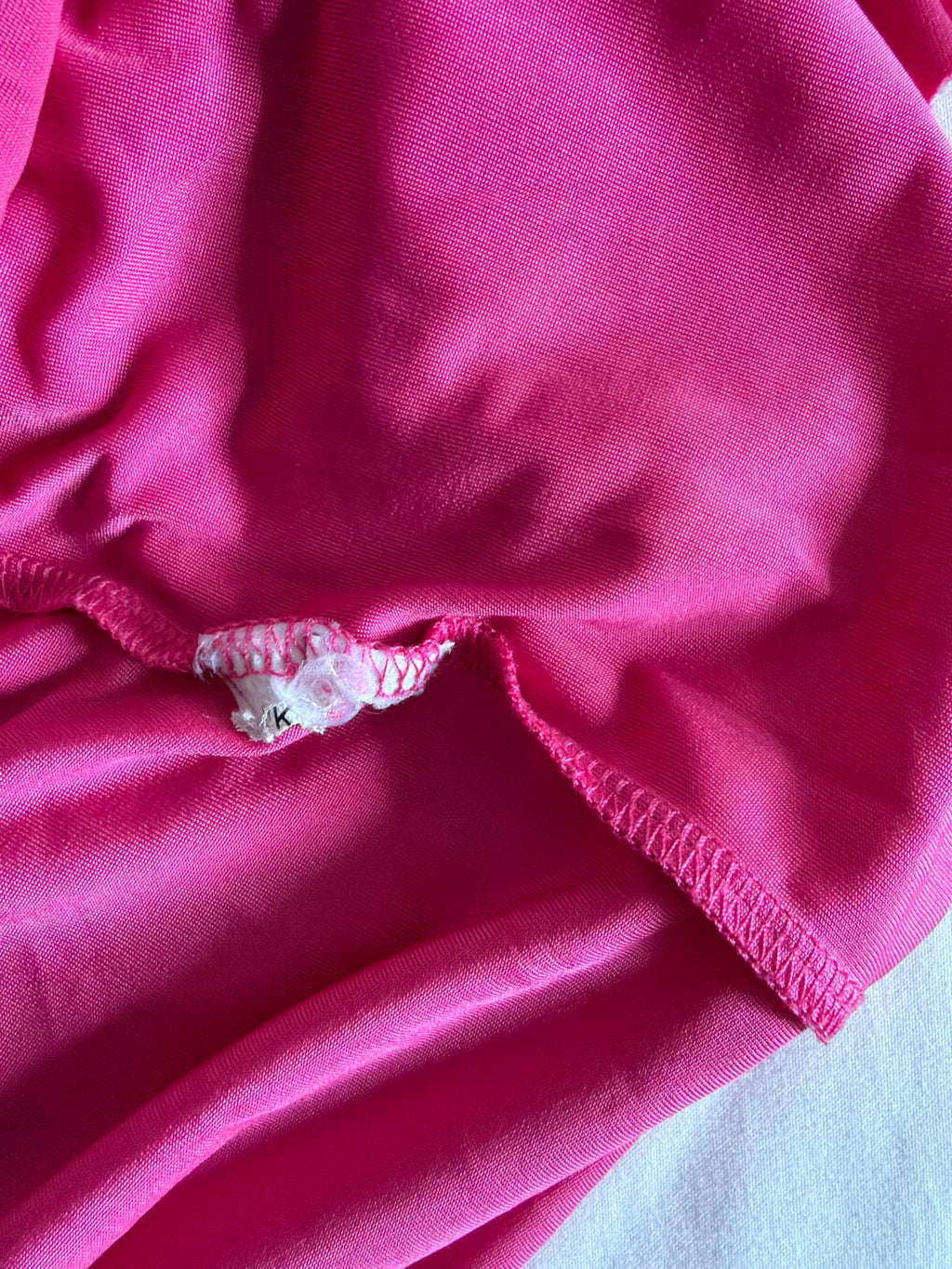 Vintage Y2K Hot Pink Cami with Sparkly Upper Detailing