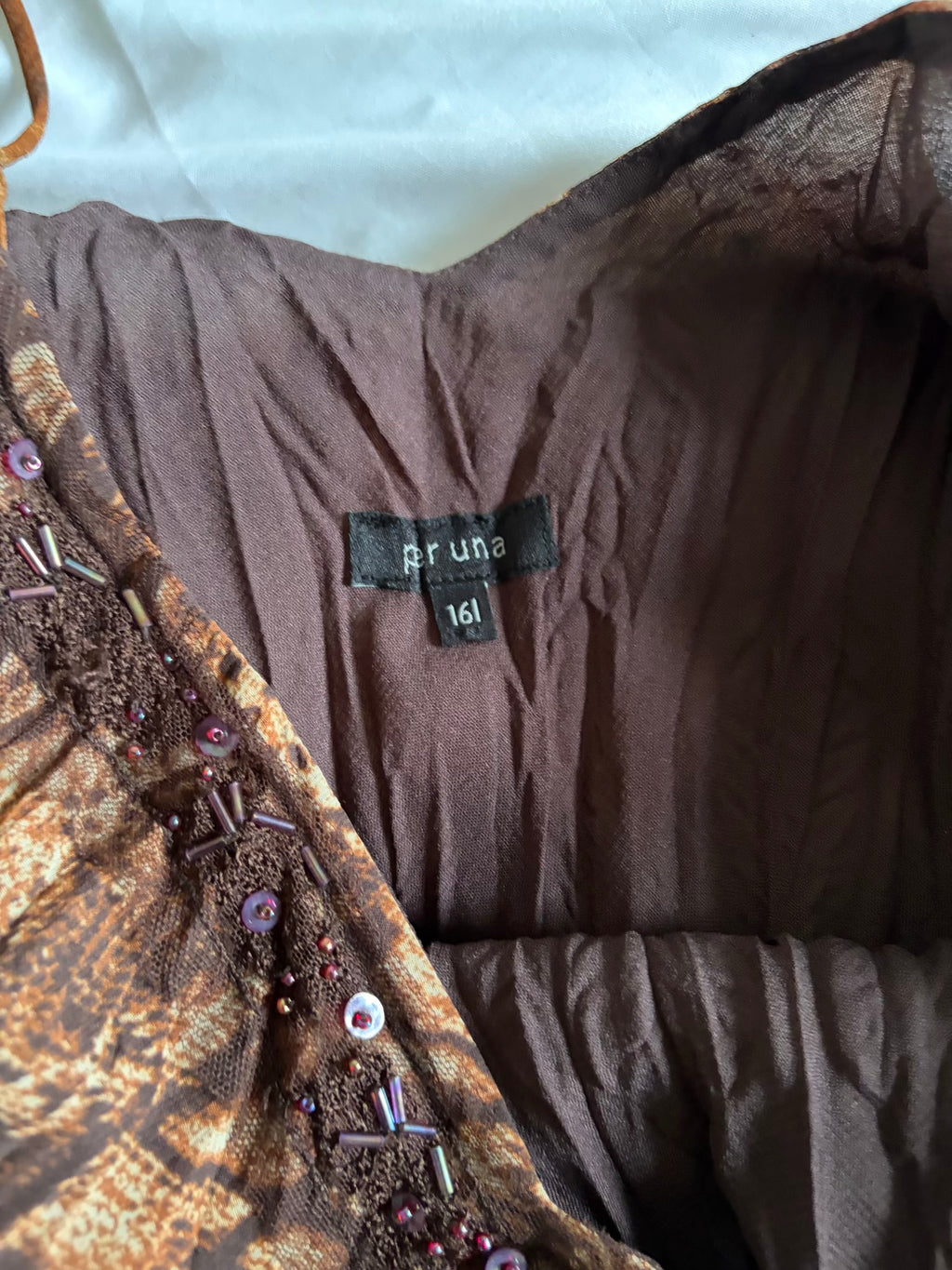 Vintage 2000s Animal Print Dress with Contrast Ruffle Hem