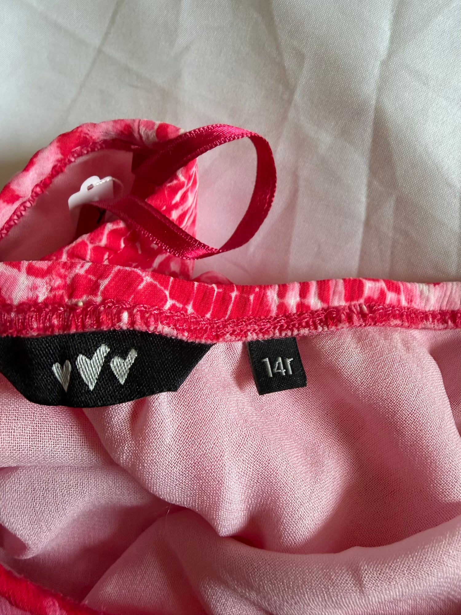 Vintage Y2K Neon Pink Mermaid Hem Leopard and Zebra Print Maxi Skirt