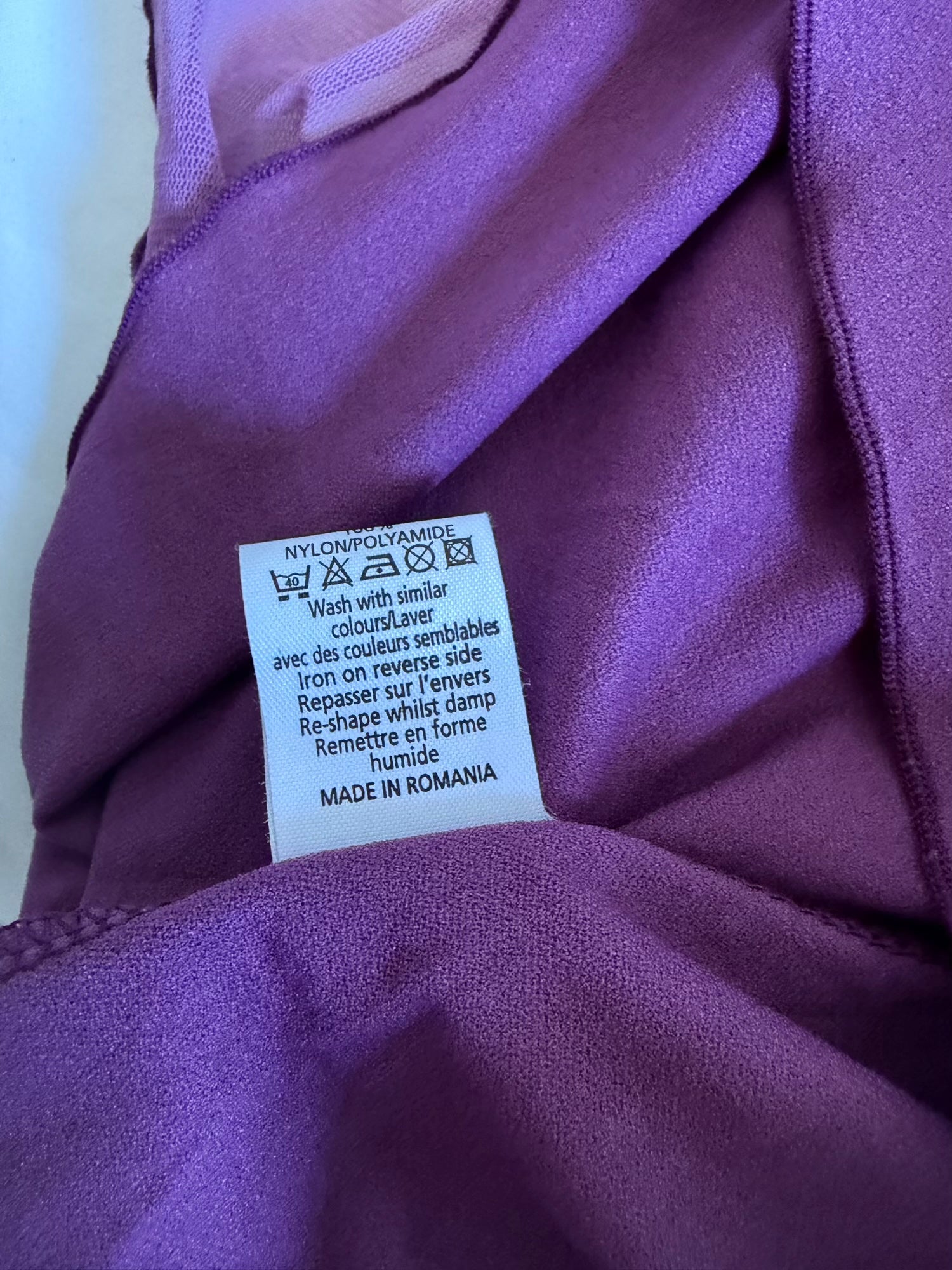 Vintage Y2K Purple Ombre Mesh Cami with Ruched Bust and Asymmetrical Hem