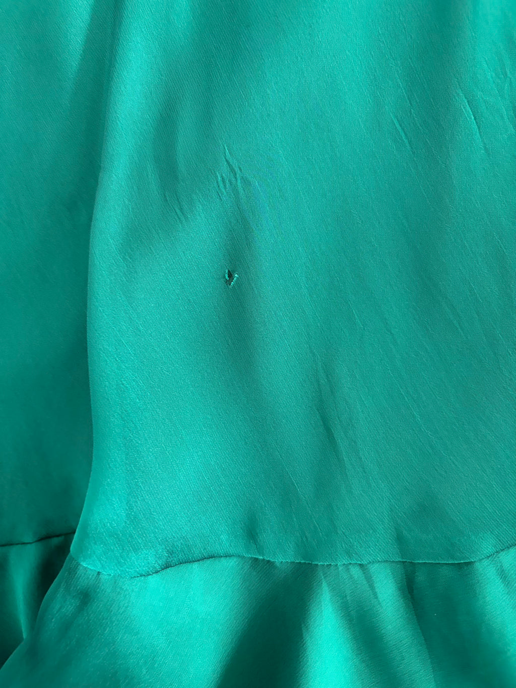 Vintage Y2K Teal Fairy Sheer Mini Asymmetrical Hem Dress with Lace and Sequins