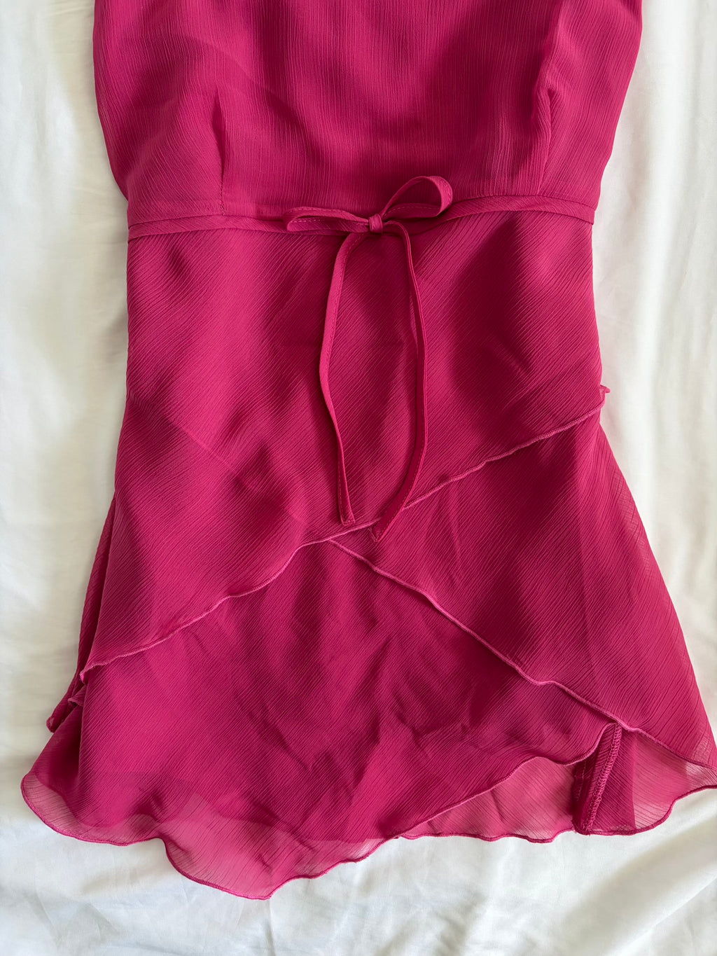 Vintage 1990s Raspberry Pink Layered Cami