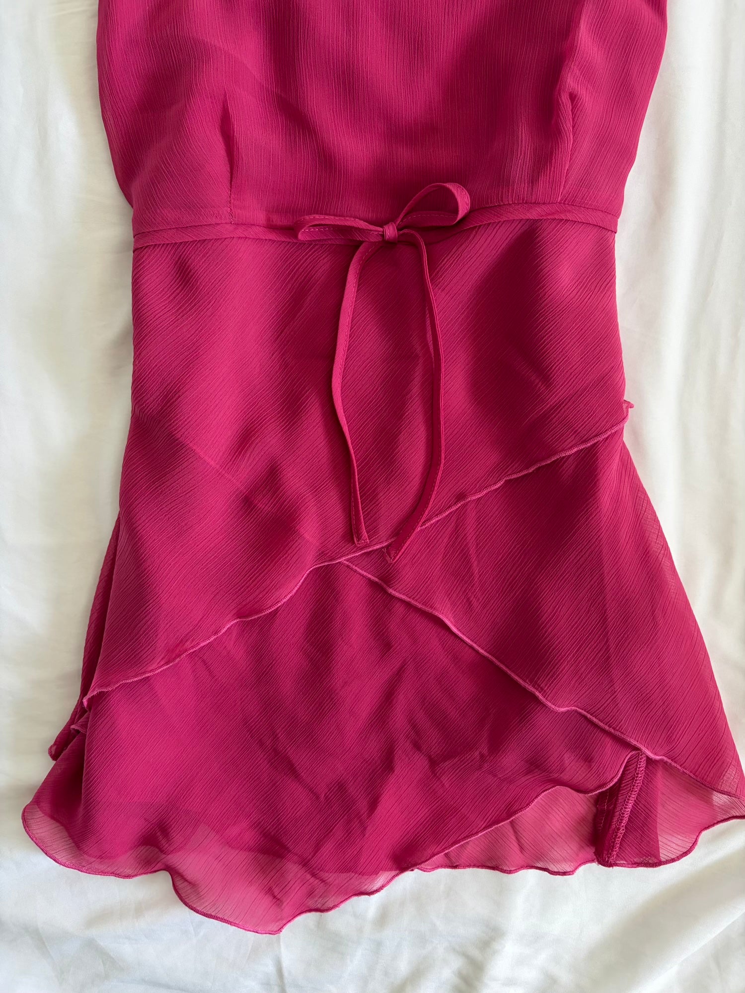 Vintage 1990s Raspberry Pink Layered Cami