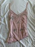 Vintage Y2K Viral Baby Sequin and Beaded Cami