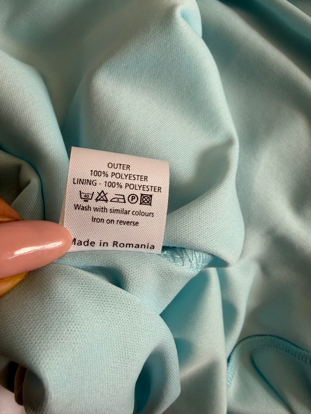 Vintage Y2K Baby Blue Mermaid Hem Fairy Dress with Ruffle Detail