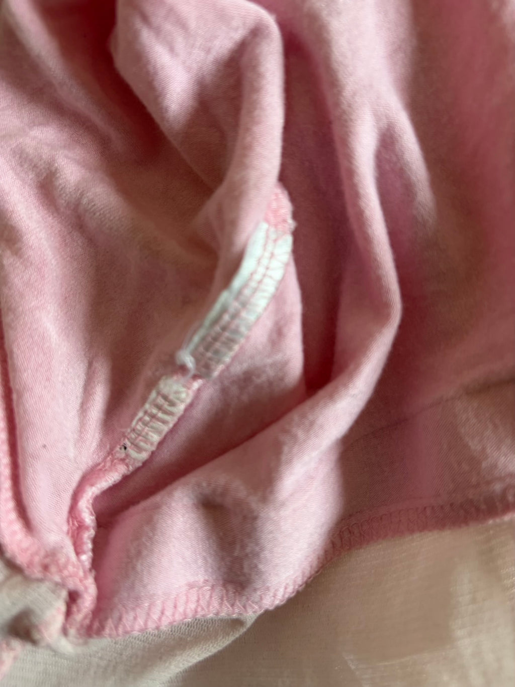 Vintage Y2K Baby Pink Cami with Holographic Sequins