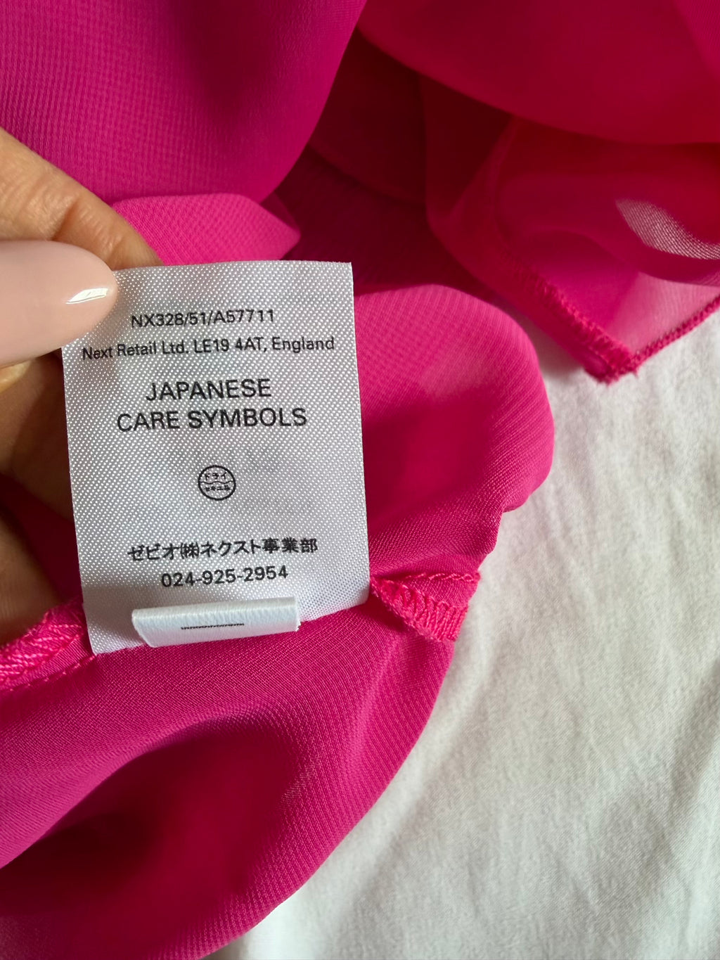 Vintage Y2K Hot Pink Silk Floaty Top with Silver Embellishment