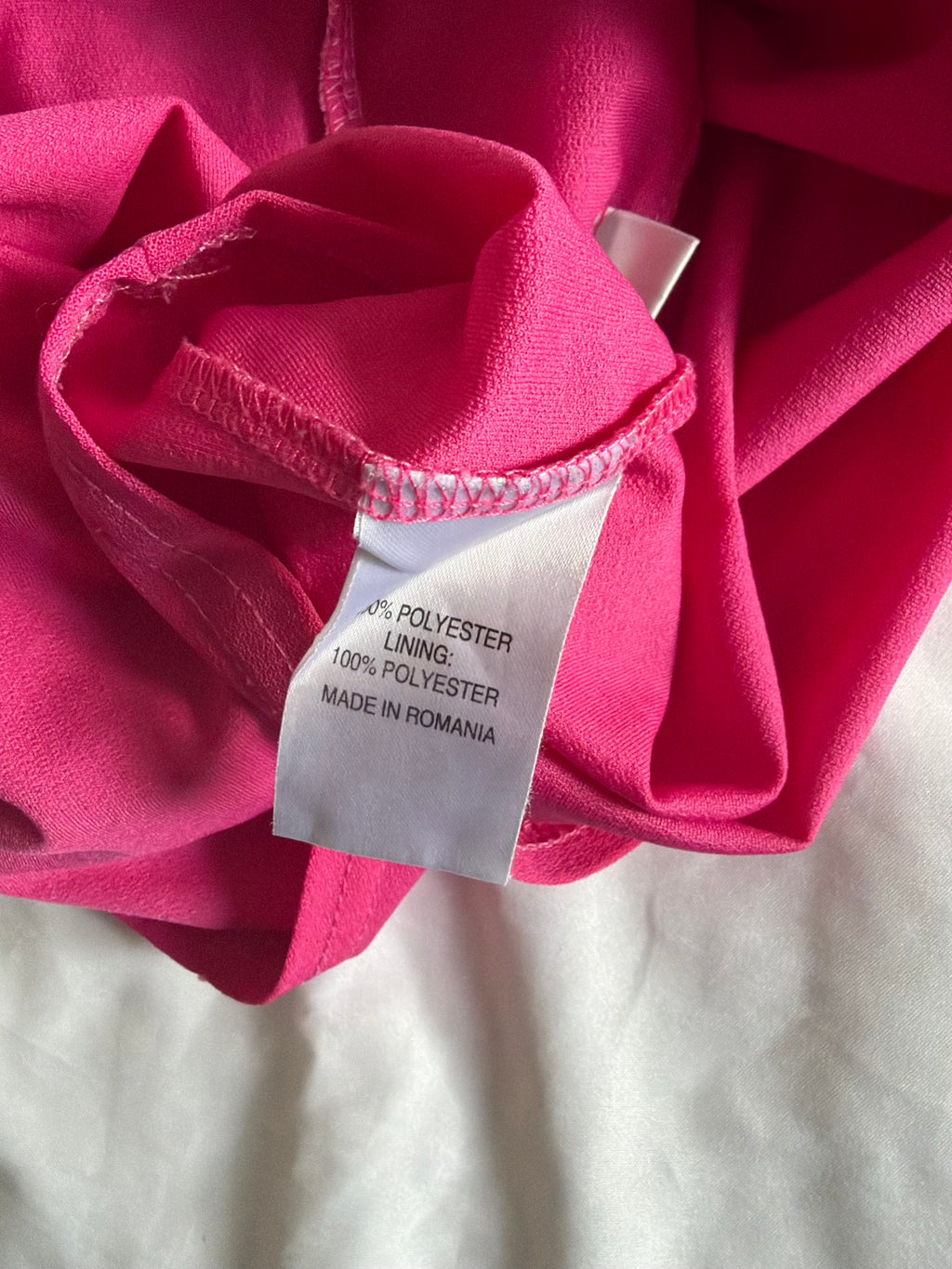 Vintage Y2K Pink Abstract Ruched Bust Cami with Beads