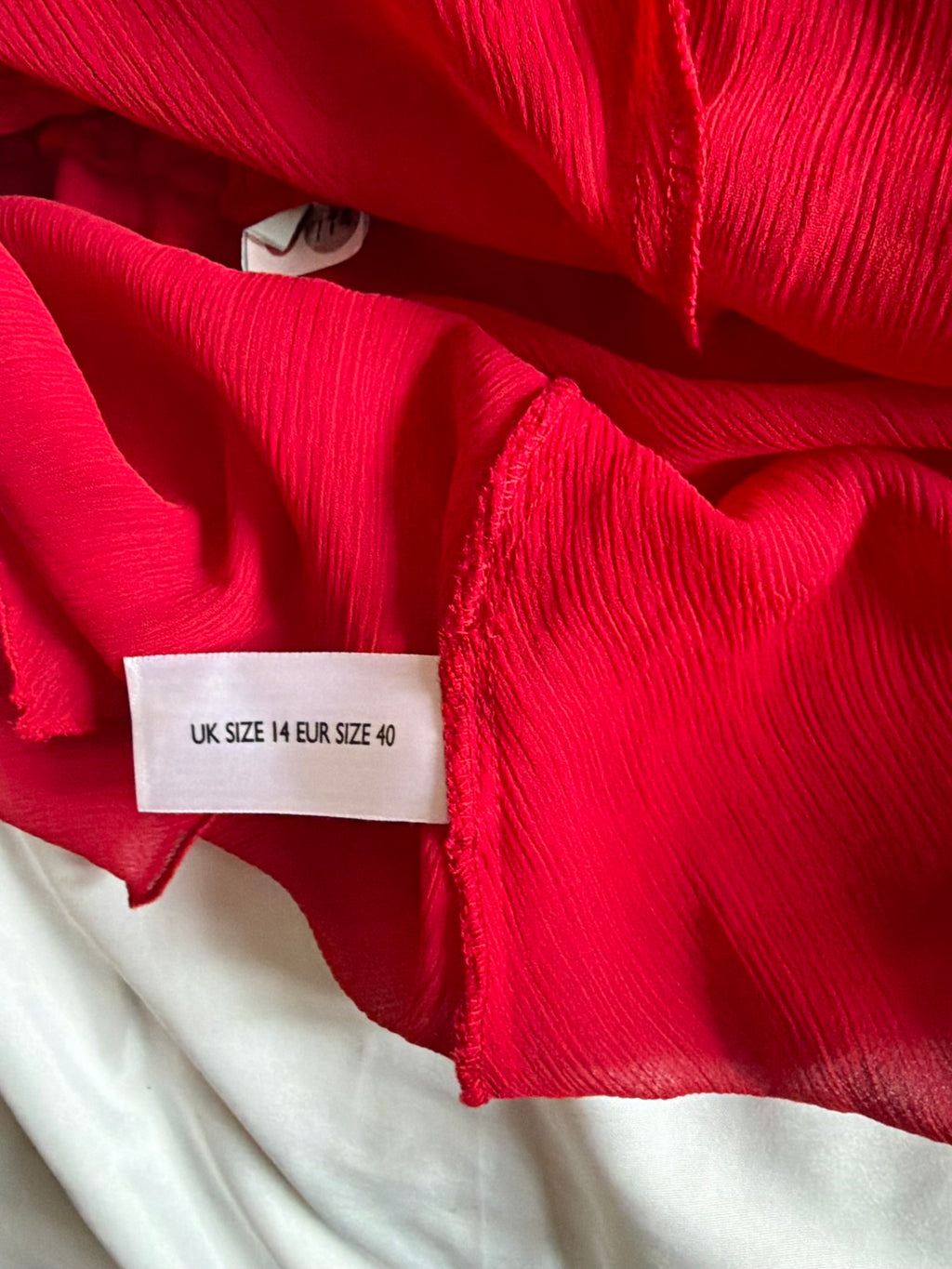 Vintage Y2K Red Handkerchief Hem Fairy Cami