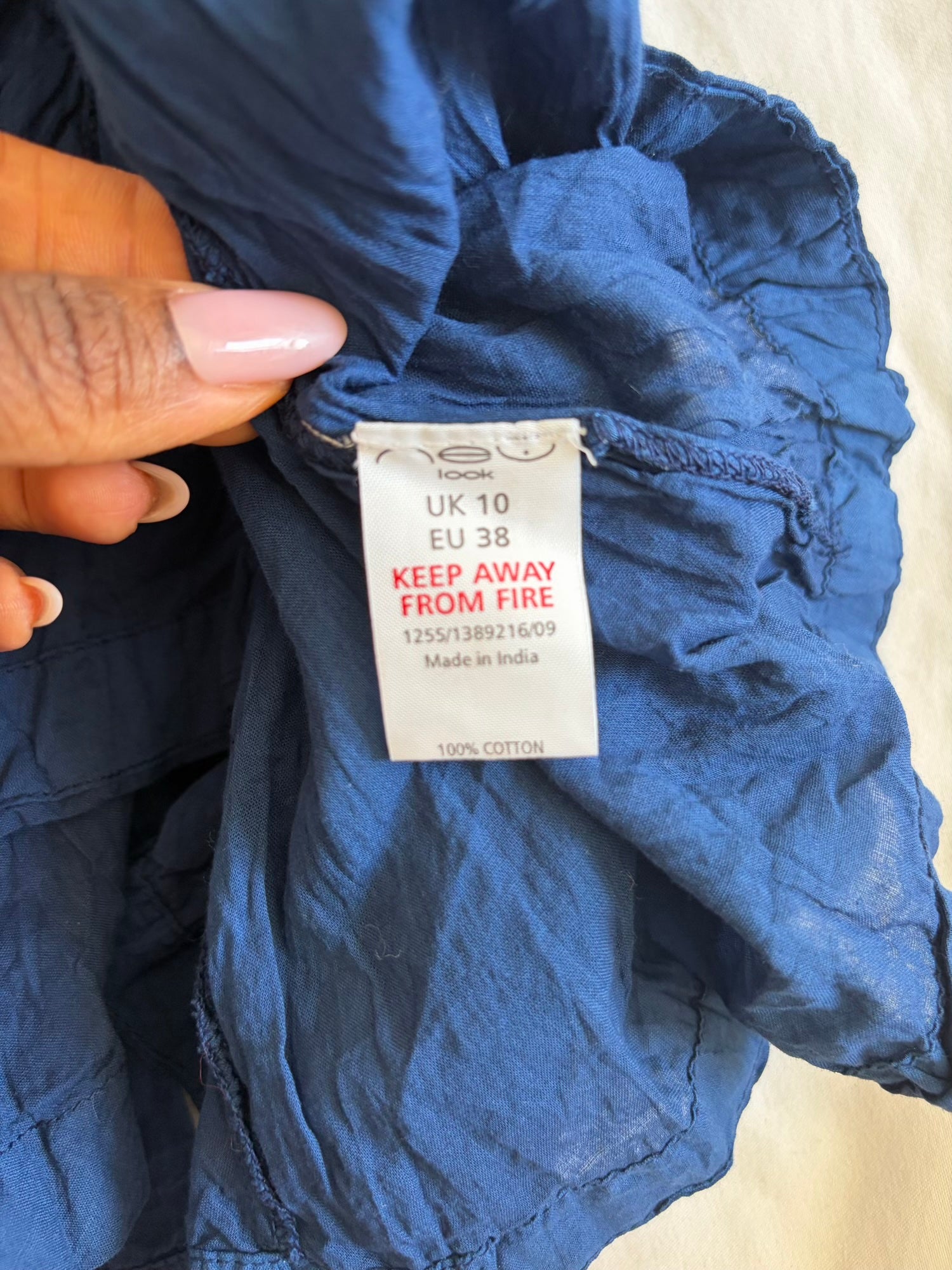 Vintage Y2K blue white pink ombre rara skirt 2000s deadstock with tags