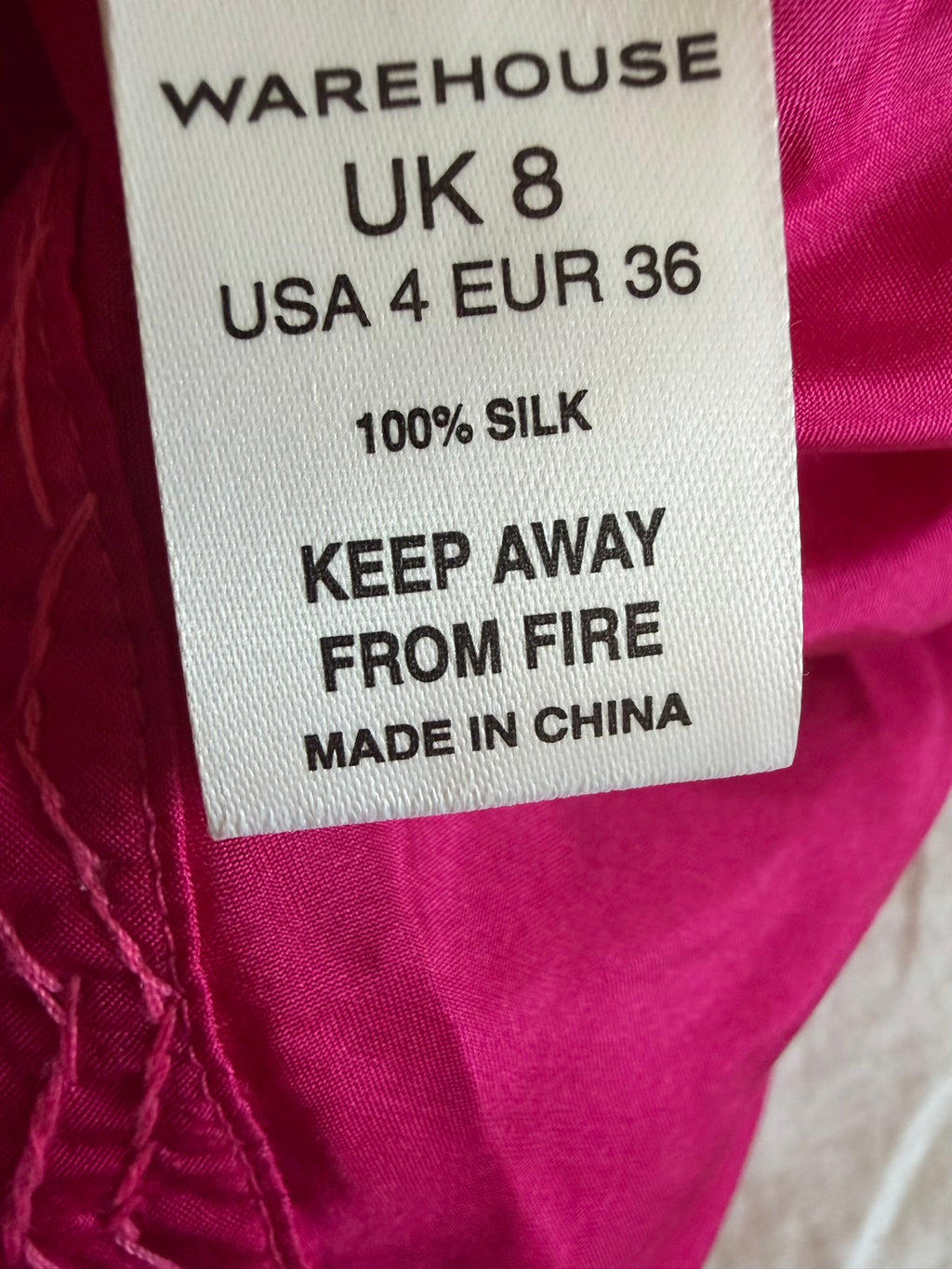 Vintage Y2K cerise silk halterneck cami with beaded and sequin detail with key hole