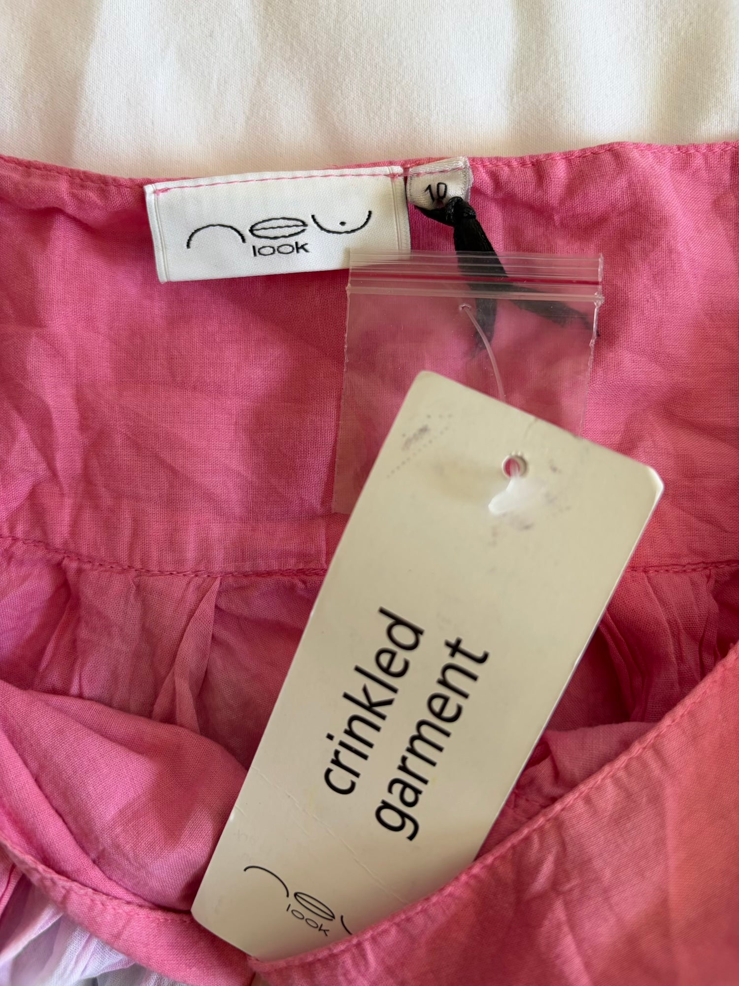 Vintage Y2K blue white pink ombre rara skirt 2000s deadstock with tags