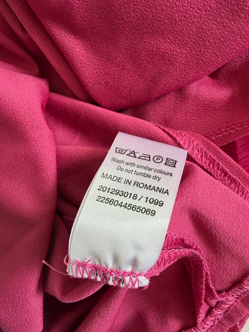 Vintage 1990s Raspberry Pink Layered Cami