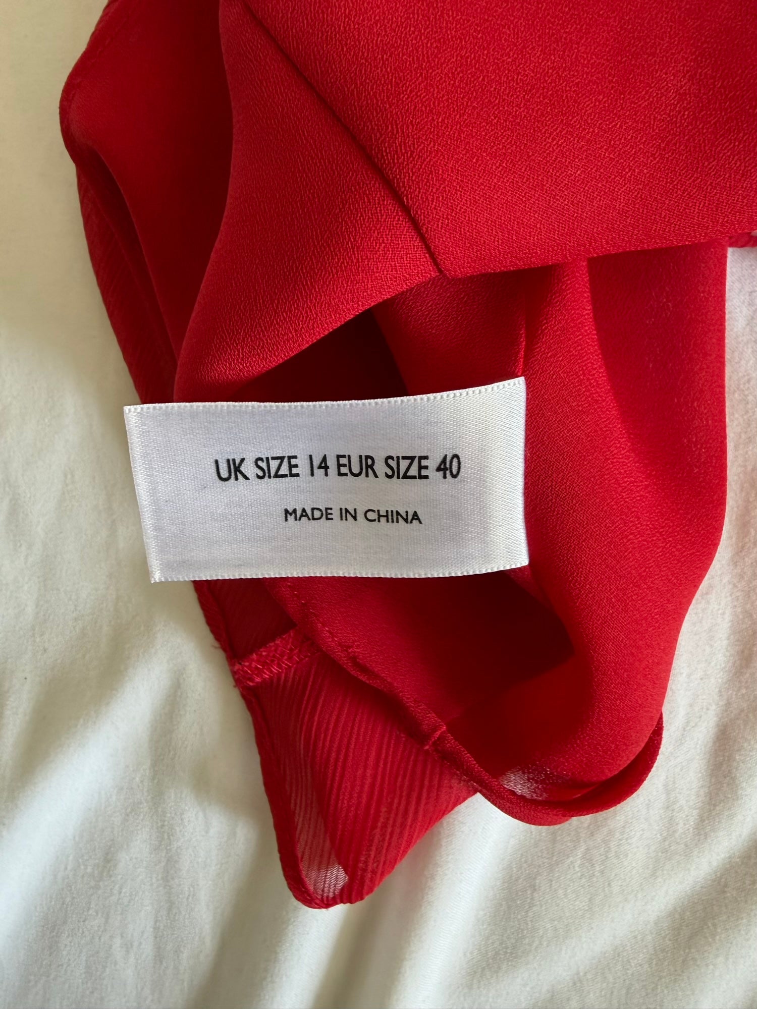 Vintage Y2K Sequin and Beaded Red Floaty Cami