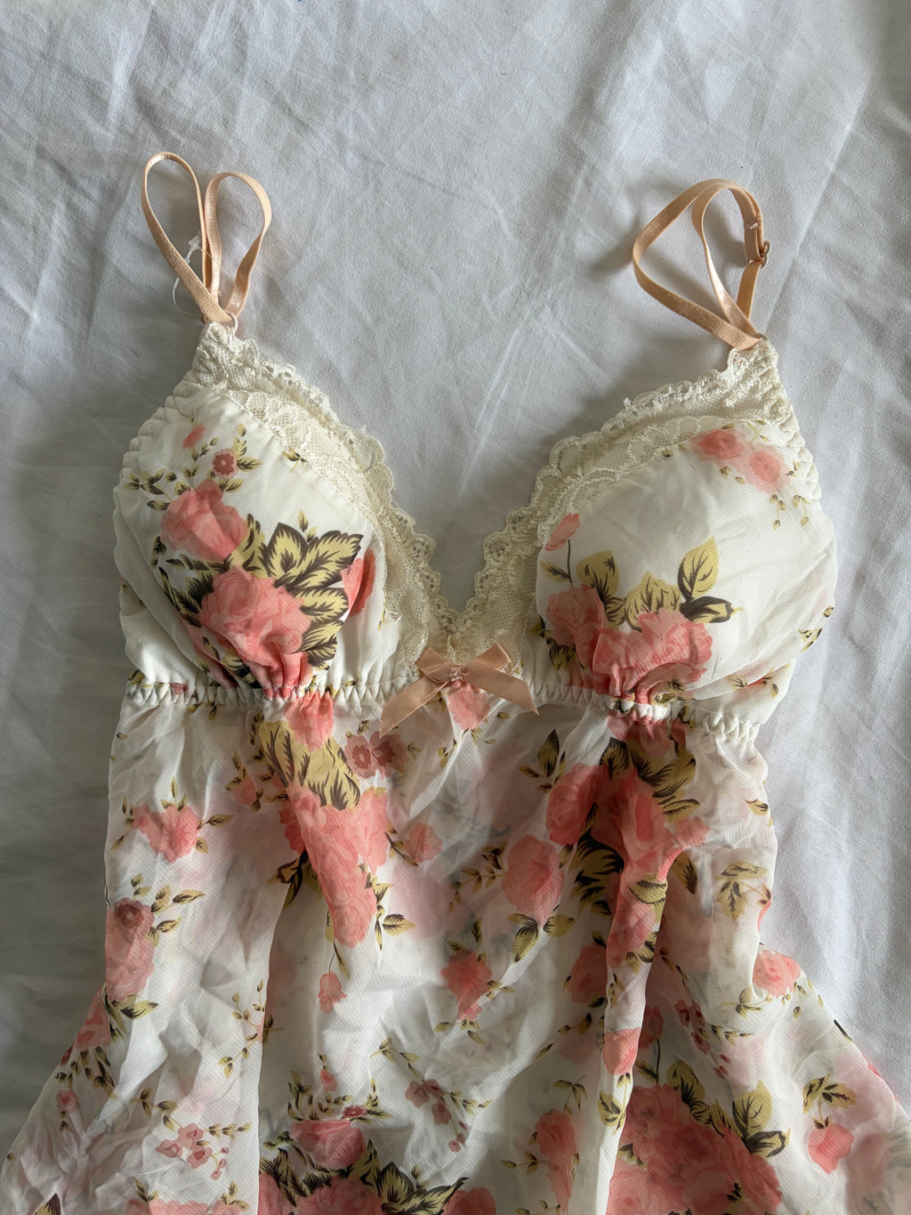 Vintage 1990s Japanese Floral Floaty Babydoll