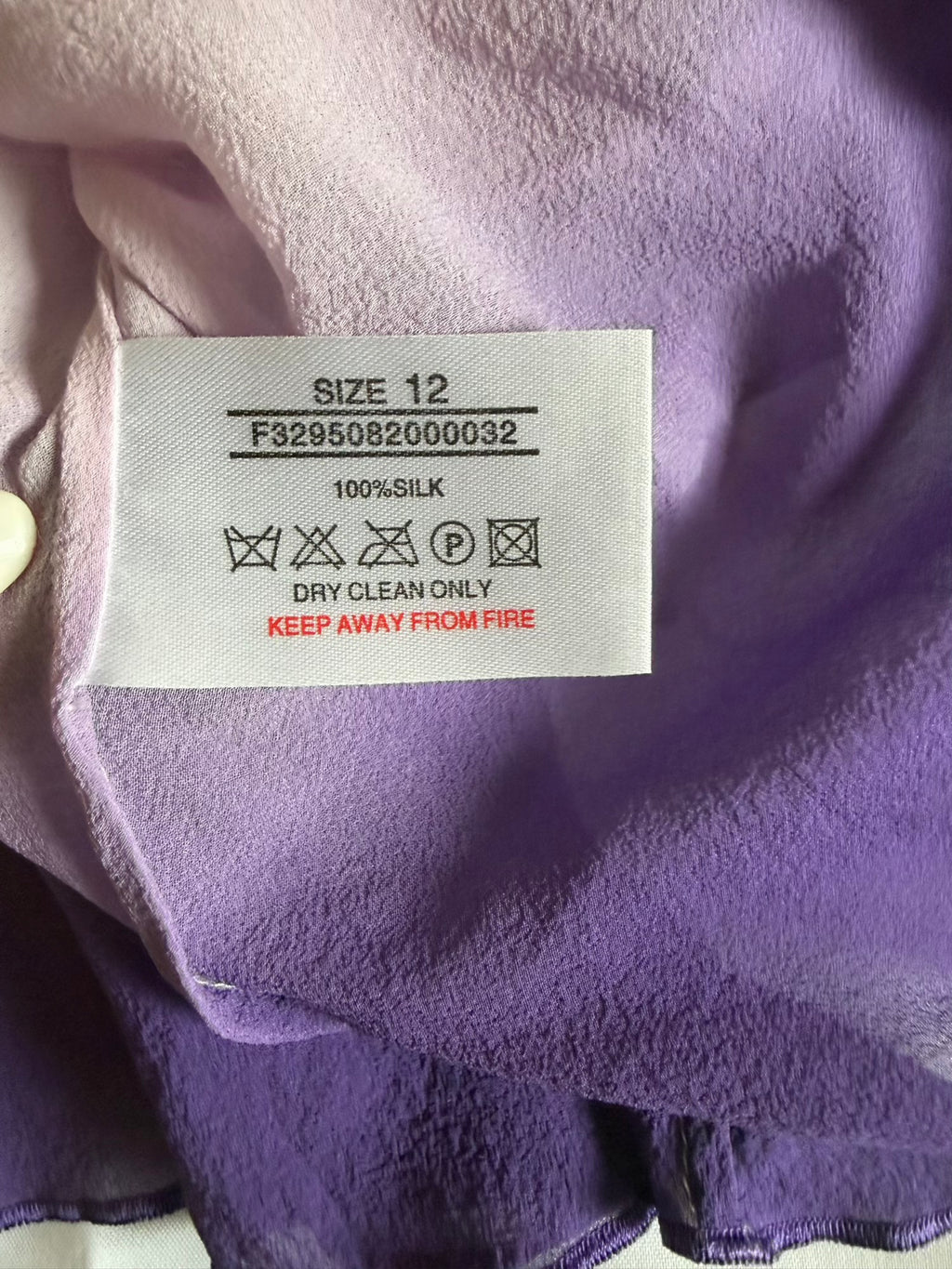 Vintage Y2K purple silk ombre cami with knot bust detail and hem detail