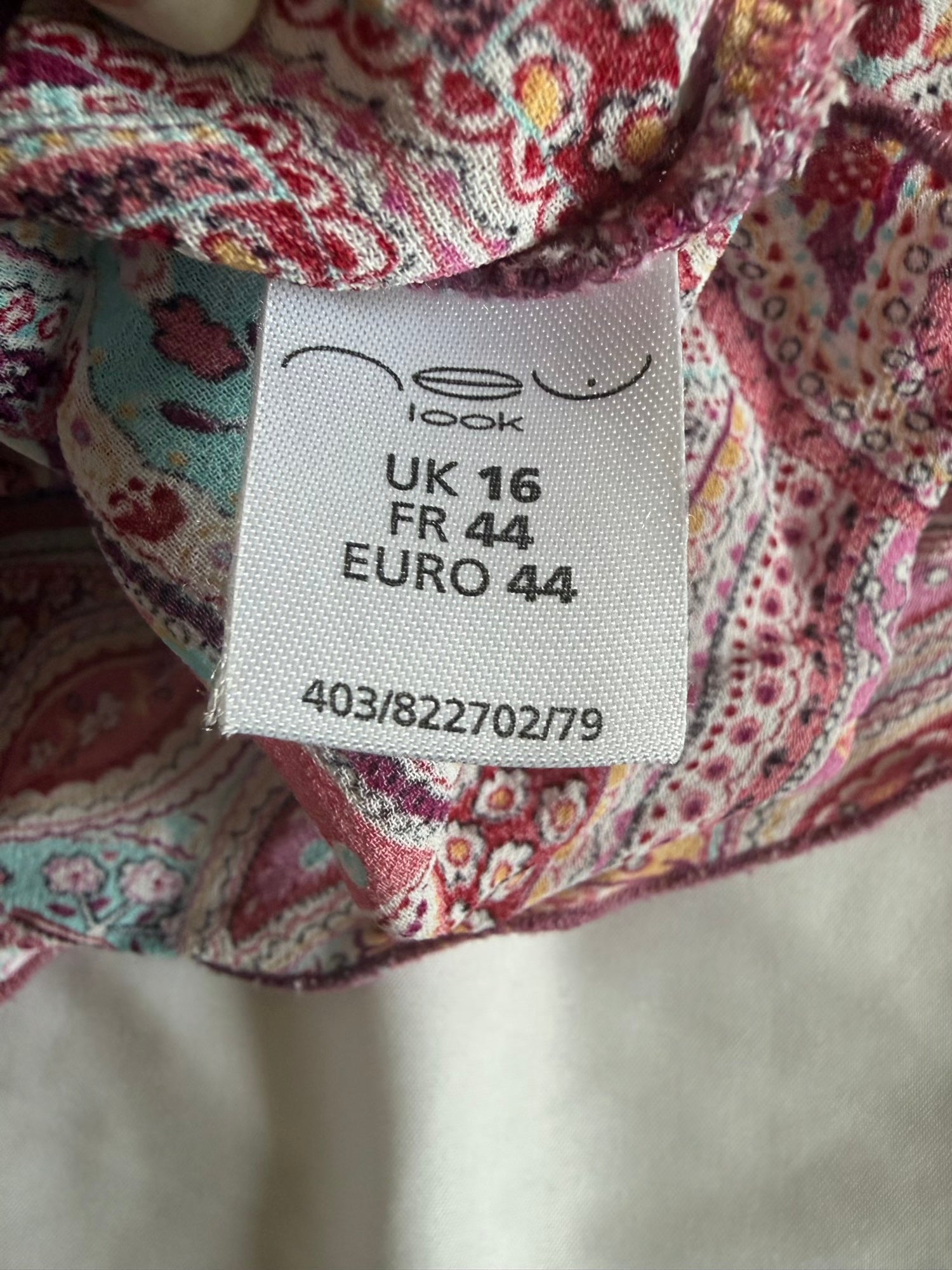 Vintage Y2K pink paisley halterneck cami with floaty fairy hem