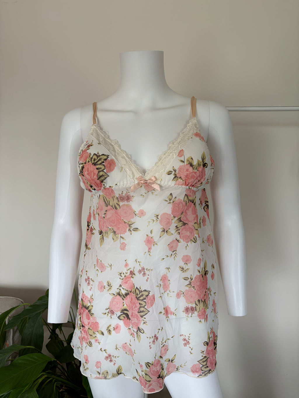 Vintage 1990s Japanese Floral Floaty Babydoll