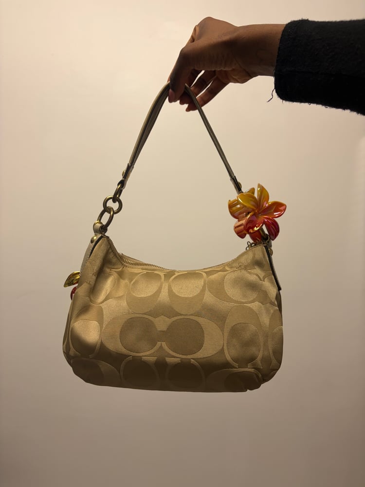 2009 Coach Signature Sateen Poppy Shoulder Bag