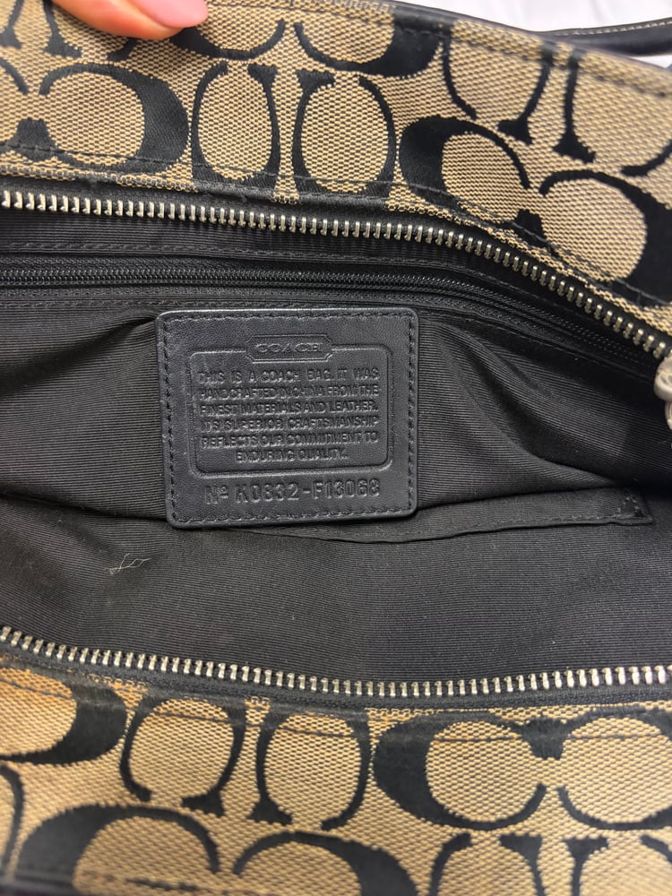 2008 Coach Signature Hampton Carryall bag