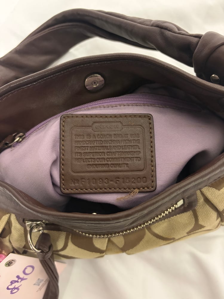 2010 Coach Signature Brown Monogram