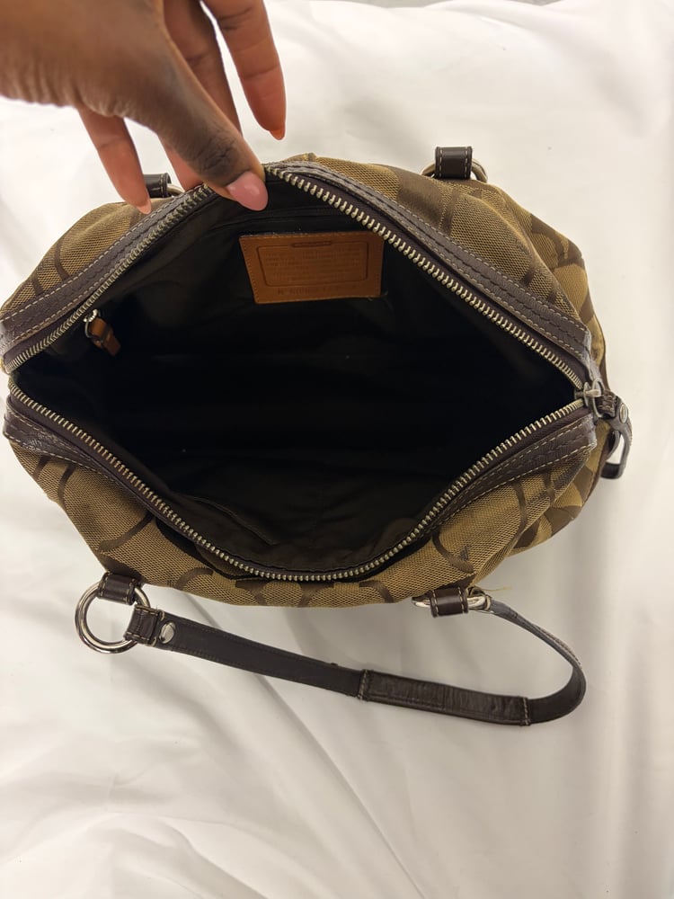 2009 Coach Signature Satchel Bag