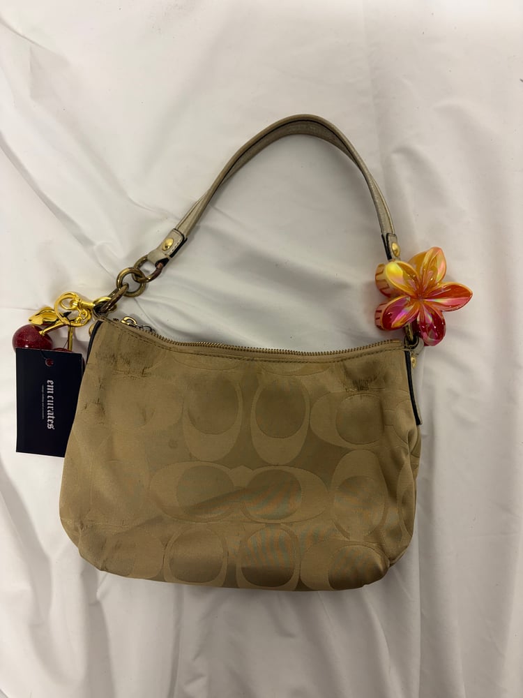 2009 Coach Signature Sateen Poppy Shoulder Bag