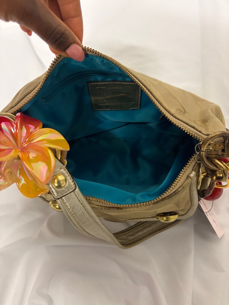 2009 Coach Signature Sateen Poppy Shoulder Bag