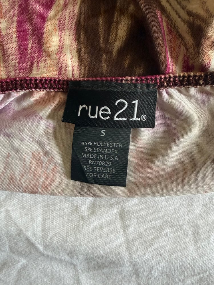 Vintage Y2K halter neck cami swirl pattern and braided strap detail