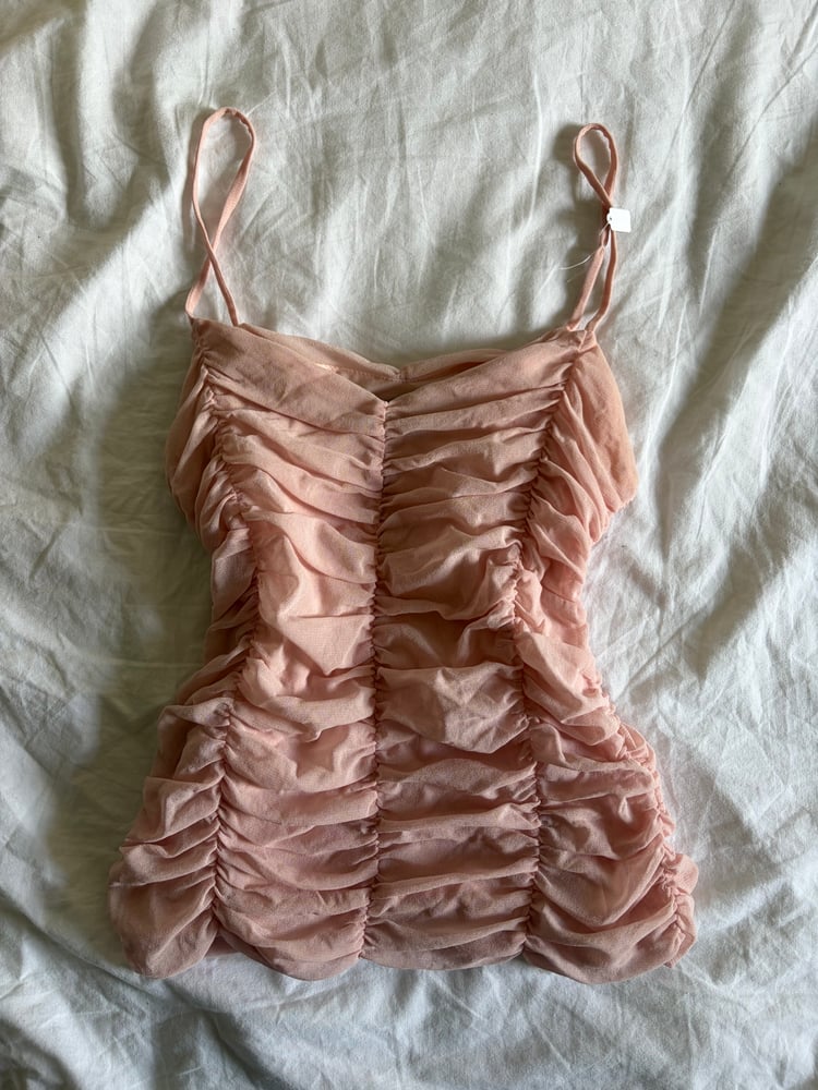 00s Baby Pink Ruched Cami