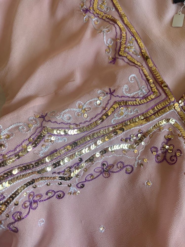Y2K 2000s pink fairy cami with sequin details
