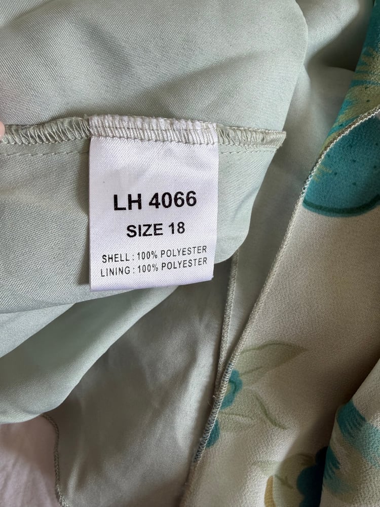 Vintage Y2K floral handkerchief hem cami with sequins