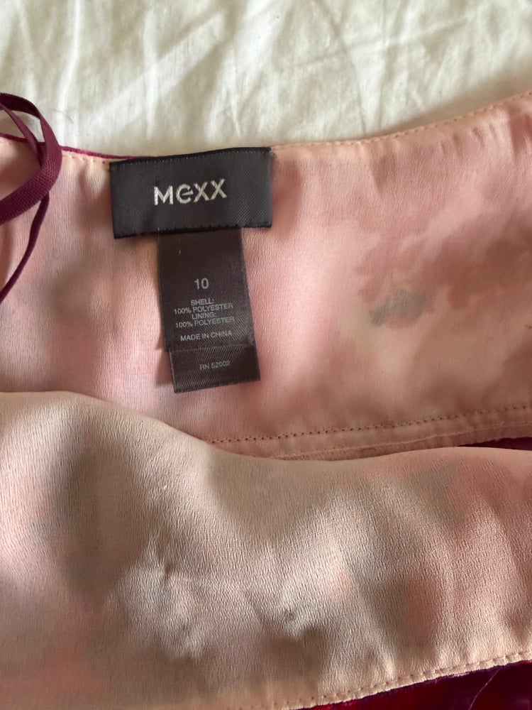 Vintage Y2K Mexx layered asymmetrical floral cami