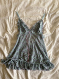 Vintage Y2K rare 2003 Victoria’s Secret turquoise floral babydoll cami