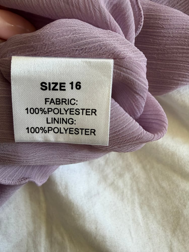 Vintage Y2K lilac ruched bust fairy cami with ruffle open detail