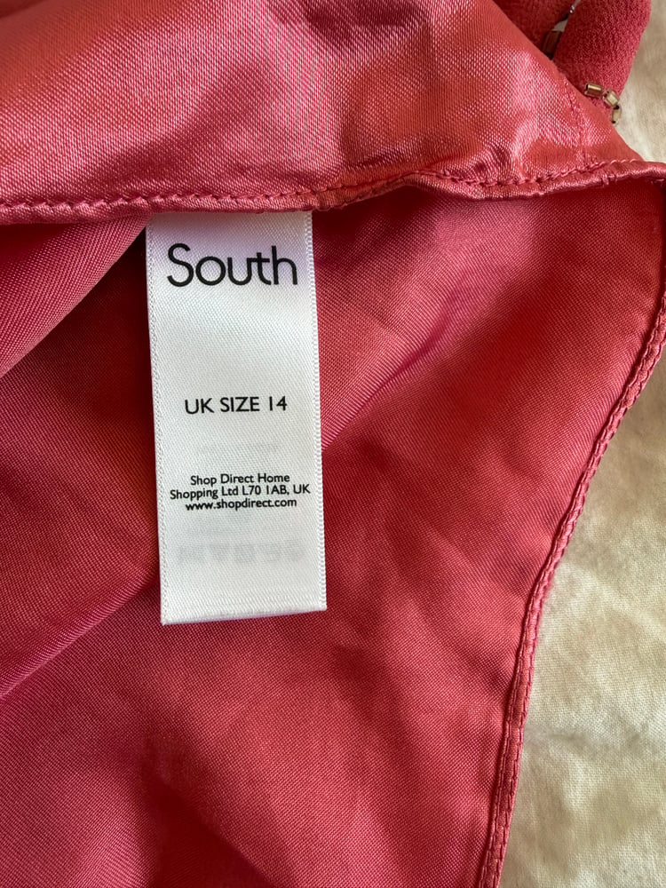 Vintage Y2K pink top with silver beaded detail