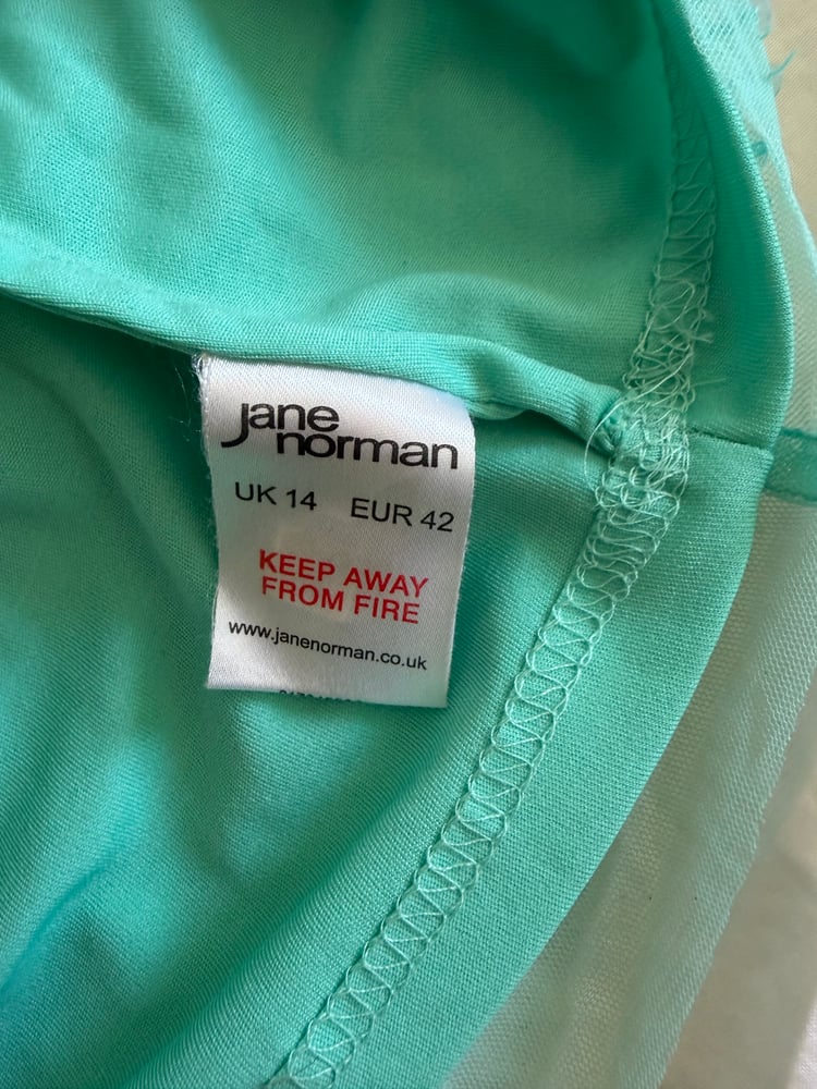 Vintage Y2K 2008 Jane Norman turquoise sequin tie baby cami BNWT