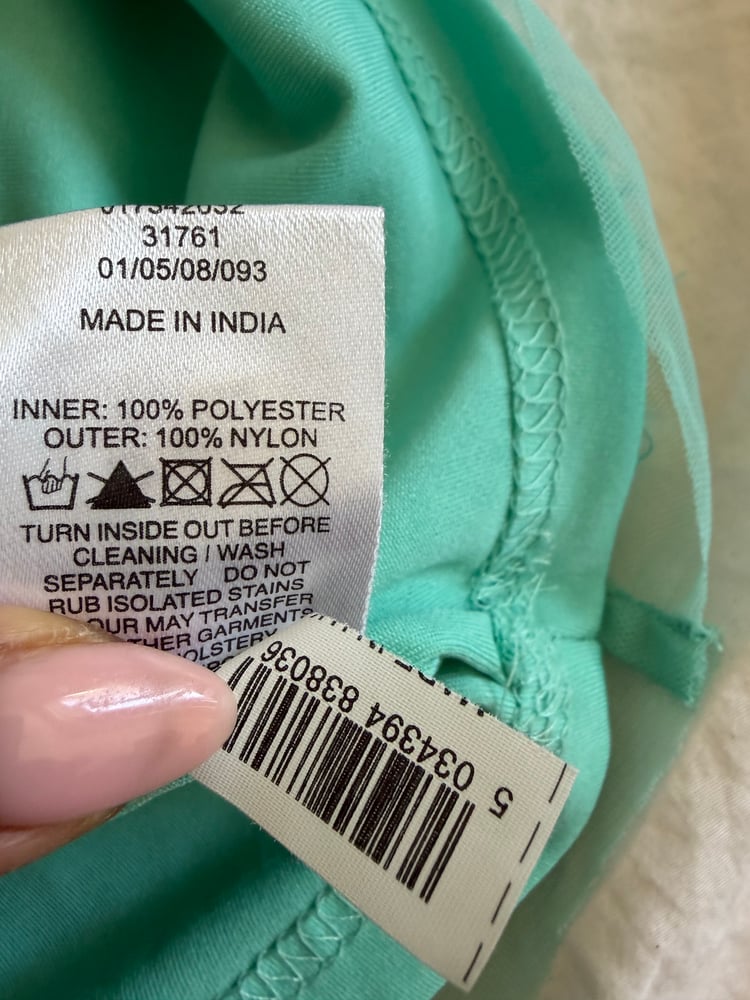 Vintage Y2K 2008 Jane Norman turquoise sequin tie baby cami BNWT