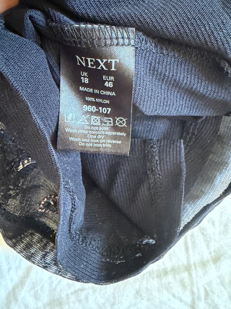 Vintage Y2K black embroidered and sequin cami
