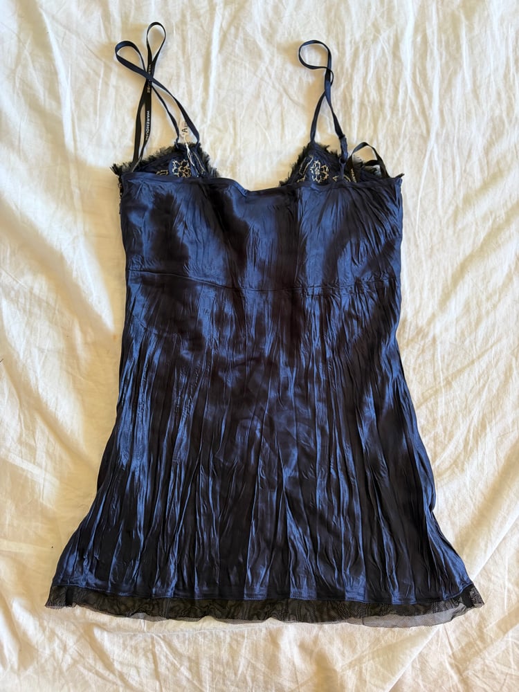 Vintage Y2K silk beaded and sequin gothic whimsy dark fairy cami