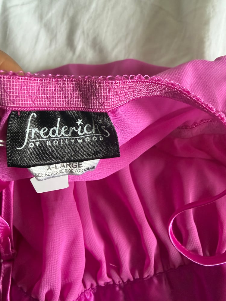 Vintage Y2K pink handkerchief hem halter ribbon detail on the bust