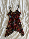 Vintage Y2K Kiabi handkerchief hem embellished fairy cami