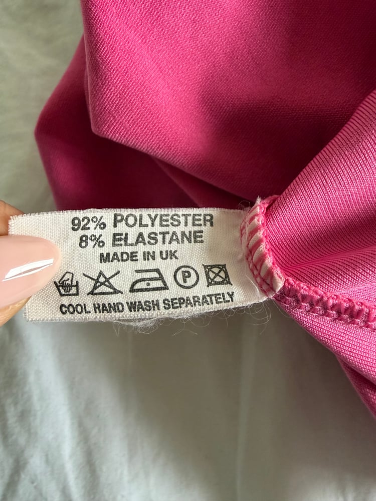 Vintage Y2K pink embellished halter neck cami