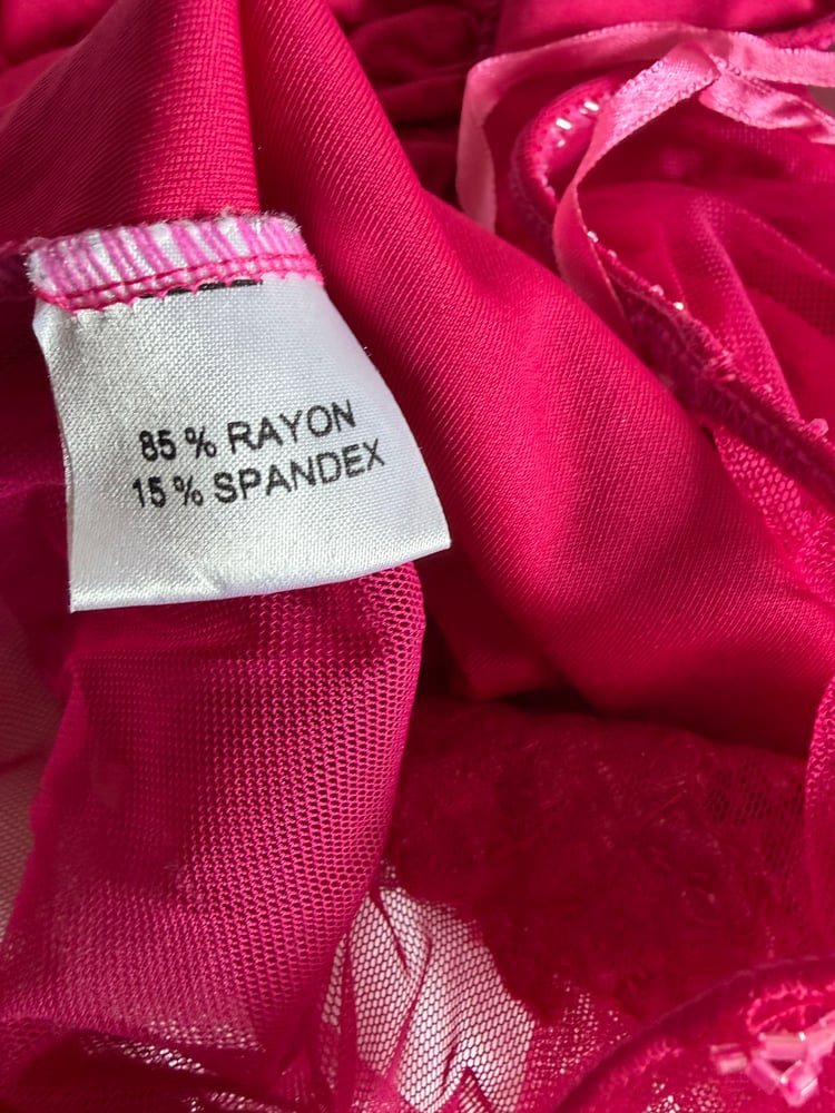 Vintage Y2K Aftershock hot pink beaded and sequin halter neck cami